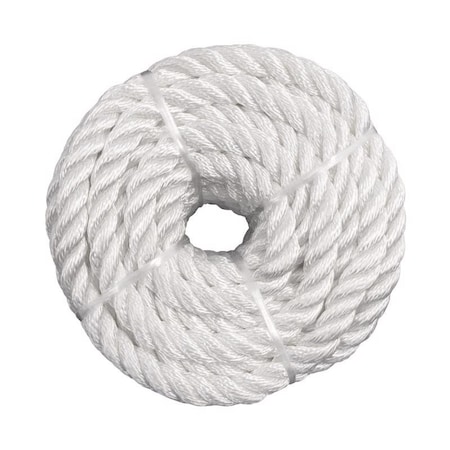 Koch Industries Koch Industries 1/4 in. D X 50 ft. L White Twisted Nylon Rope 5210835
